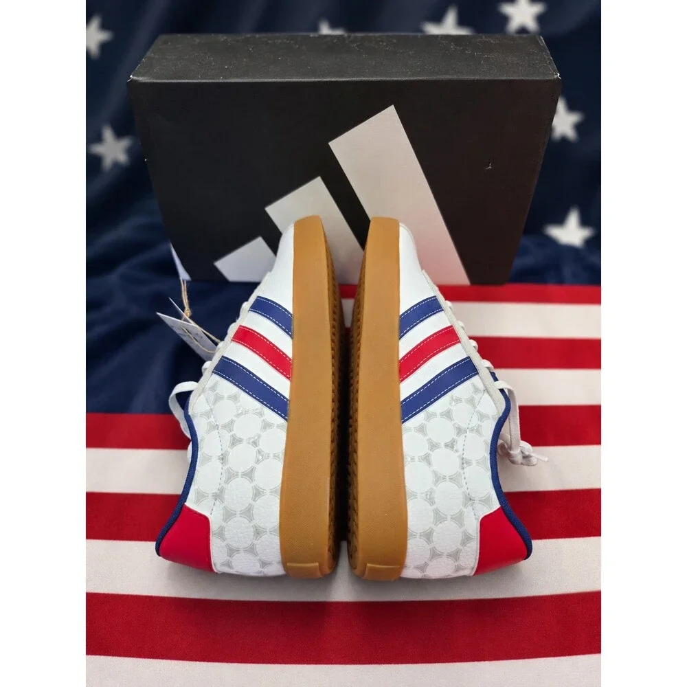 adidas VL Court 3.0 K FIFA USA Red White Blue Gum Kids 7Y Womens 8.5 KI3119 NIB
